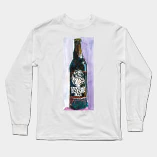 STONE ARROGANT BASTARD Beer Art Print from Original Watercolor - California Beer Art - Bar Room - Cave Beer Long Sleeve T-Shirt